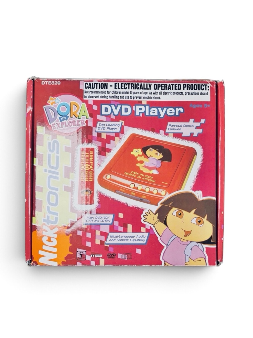 Brand New Vintage 2005 Nicktronics Dora The Explorer DVD Player DTE329 In Box